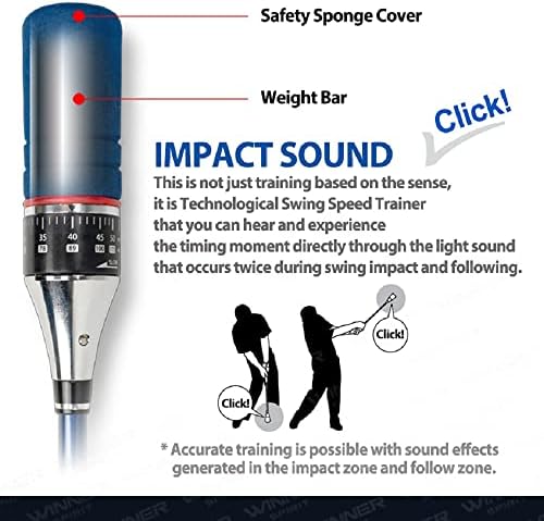 Vencedor Spirit Miracle 201 Patentes Golf Swing Treinamento Aid Ajuda Controlador de velocidade ajustável para cada clube Power Up