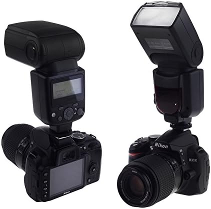 Flash digital Vivitar para câmera 5D, além de baterias e carregador