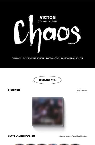 Victo Chaos 7º Mini Álbum Digipack Versão Conteúdo+Pôster+Tracking