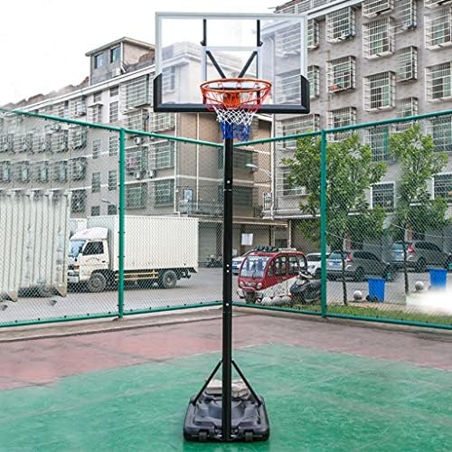 Argumol de basquete portátil de Vegala, altura ajustável de 7,5-10 pés, arco de basquete à prova de clima, para