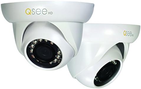 QcA7202d-4 720p Analógico de alta definição, alojamento de plástico, câmera de segurança de cúpula