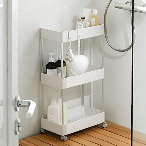 Prateleiras caseiras jyxcoShelf, estantes de prateleiras simples da cozinha de cozinha banheiro móvel para