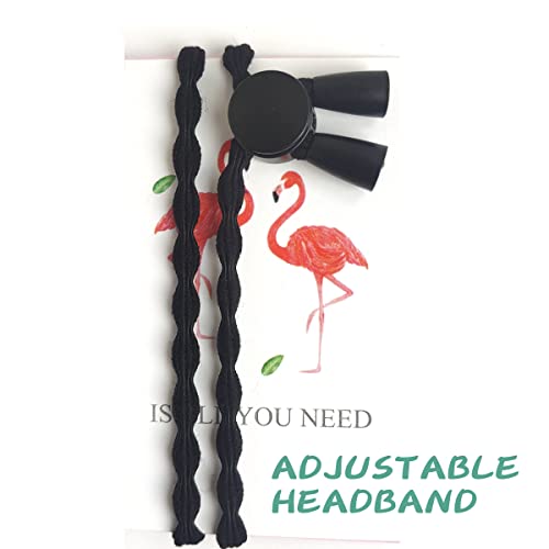 Aicily 4pcs Cabelos de cabelo ajustáveis ​​para a banda de cabelo de cabelo de cabelo cacheado para cabelos