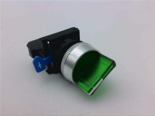RADWELL RAD-22-SEL-BAIR6 22,5mm, bloco de contato não incluído, verde, kit de interruptor seletor, 2