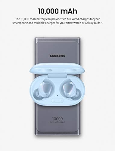 Samsung 10.000 mAh Super Fast 25W 25W Wireless Charger Battery Pack USB-C, Silver
