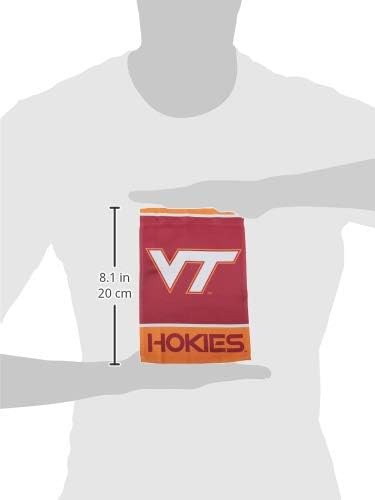 WinCraft, NCAA Virginia Tech Hokies Garden Flag, 12 x18, 2 lados, cor de equipe