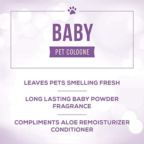 Especialidades da natureza Foo Foo Dog Colônia para animais de estimação, pronto para usar perfume, feito nos EUA, bebê, 8oz