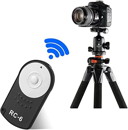 RC-6 Câmera de liberação remota do obturador para Canon ESO 77D 5DSR 760D 70D 80D 6D2 5D3 5D4