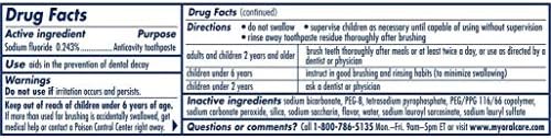 Cuidado de cuidados completos pepsodentes Creme dental original, 5,5 oz