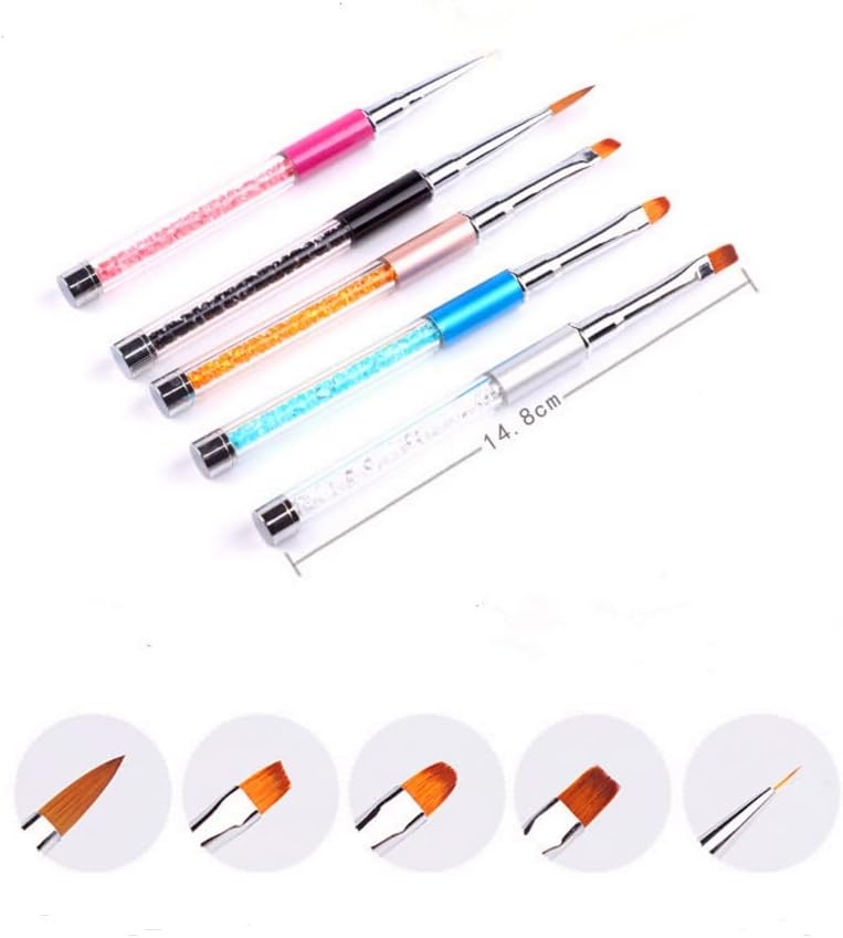 N/A Brush Brush Conjunto para pintar a ferramenta de kit de caneta de pincel de strass acrílico