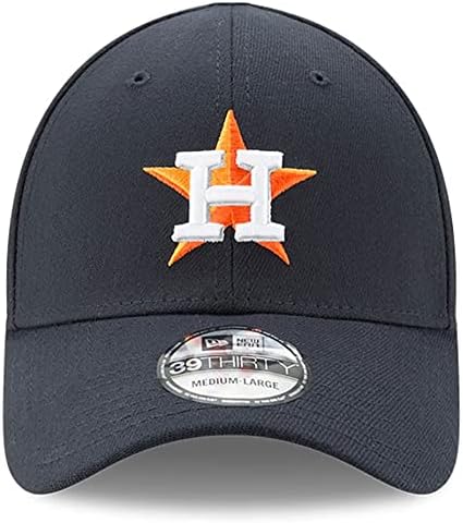 New Era Houston Astros Toddler/Child Junior Team Classic 39º Capéu Navy Fit Fit With Team Color Logo
