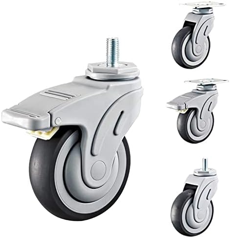 Larro Mute Universal Caster Wheelmute Não deslizamento de desgaste 1pcs resistente ao desgaste