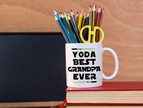 Presentes clássicos do dia do pai para vovôs yoda melhor avô sempre engraçado cerâmica novidade idéias de presentes