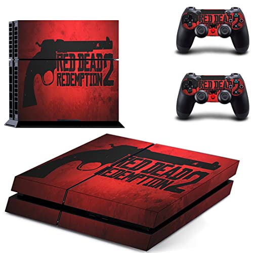 Game Gred Deadf e Redemption PS4 ou PS5 Skin Skinper para PlayStation 4 ou 5 Console e 2 Controllers Decal