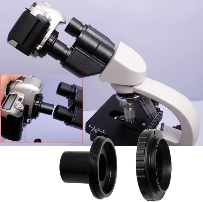 Kit de acessórios para microscópio para adultos adaptador de lente de montagem em metal de metal 23,2 mm para consumíveis