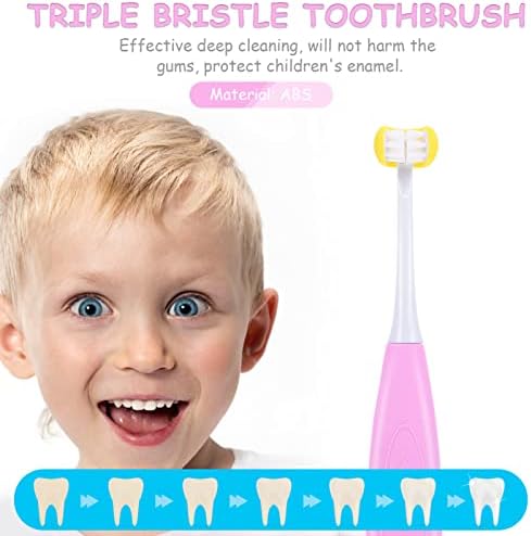 Escovas de dentes de escovas de dentes do doool escovas de limpeza de dentes pincéis de dentes práticos para