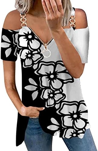 Camisetas de manga curta camisas leves para mulheres de tamanho grande no pescoço quadrado da moda Casual Gradiente