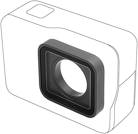 Yallsame Lente Substituição para GoPro Hero 7 6 5 Câmera de ação preta Proteção Lente à prova d'água