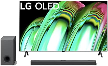 LG Classe de 65 polegadas OLED A2 Series 4K Smart TV com Alexa embutido OLED65A2PUA S80QY 3.1.3CH Barra de som com central, Dolby Atmos DTS: X, obras com Alexa, Hi-Res Audio, IMAX Aperfeiçoado