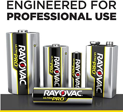 Baterias Rayovac AAA, Ultra Pro Triple A Battery Alcaline, 8 contagem