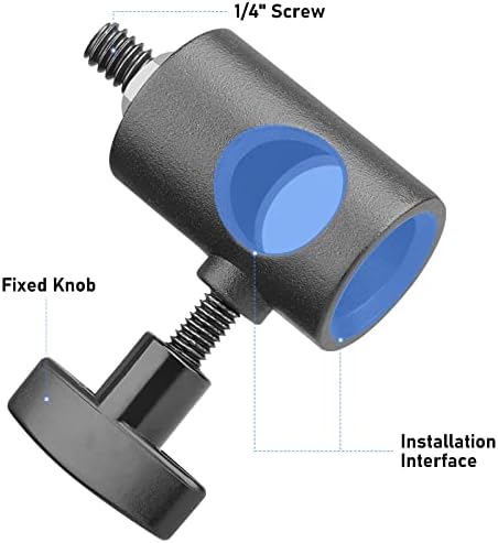 Adaptador de suporte de luz O adaptador Rapid Adaptador converte com o adaptador de montagem de câmera