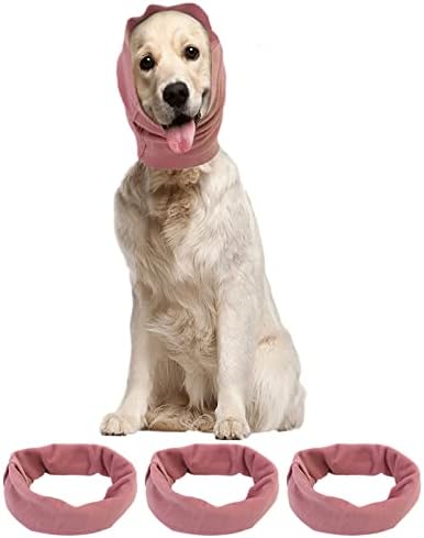 Apott 3 pacote pescoço de cachorro e aquecedores de ouvido embrulhado no pescoço da cabeça de cabeça elástica