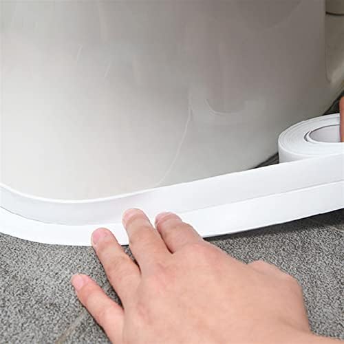 Confiança Craftman Banheiro Pia do chuveiro Banho de vedação Fita de tira branca PVC Auto -adesivo de parede impermeável