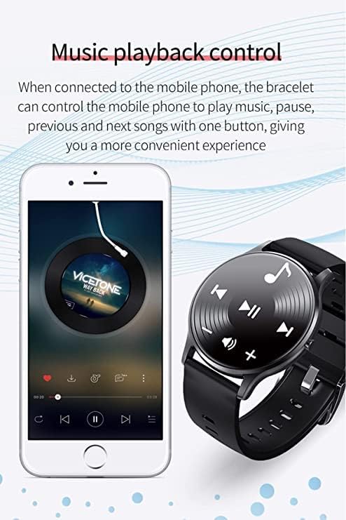 Bluenext Smart Watch For Men Mulheres IP68 Tracker de Atividade à prova d'água Com tela de toque completa Tela da freqüência cardíaca Monitor do pedômetro Sleep Monitor Fitness Watches