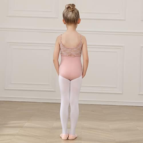 Hroyl Girls Ballet Dance Lace Front Camisole Leotards for Gymnastics, WZ-CC01