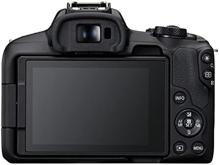 Câmera digital de espelho R50 R50 com RF-S 18-45mm f/4.5-6.3 é lente STM + 75-300mm f/4-5.6 III lente + 50mm f/1,8 lente stm + 128 GB de memória + tripé + filtros + filtros
