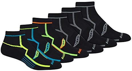 Saucony Men's Multi-Pack Bolt Performance Quarter Socks
