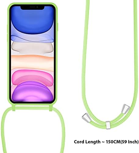 Caixa de telefone do cordão crossbody uebai crossbody para iPhone 14 Pro 6,1 polegadas, capa de telefone