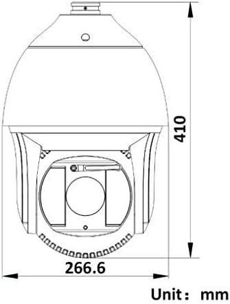 HikVision Original US Version DS-2DF8242IX-AELW 2MP Rapid Focus Detecção de face 42x Câmera de velocidade da