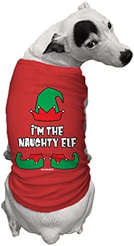 Eu sou o elfo travesso - camisa de cachorro