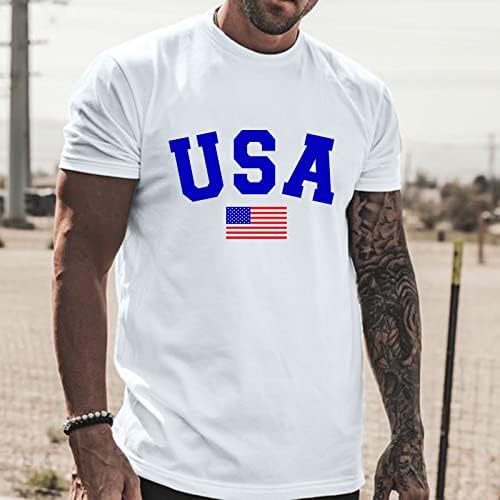 T-shirt do Dia da Independência da Independência de Zdfer, 4 de julho de manga curta camiseta camisetas American
