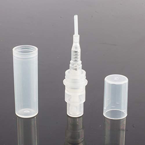 20 peças 2 ml 2 ml de spray portátil garrafa de spray de plástico transparente Amostra de amostra de frasco
