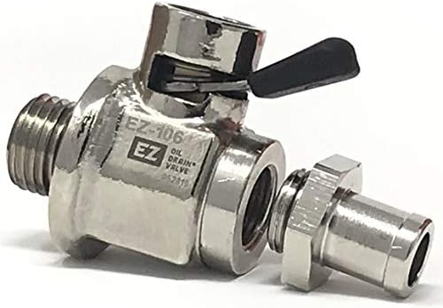 Válvula de drenagem de óleo EZ-106 EZ com combinação de extremidade de mangueira removível