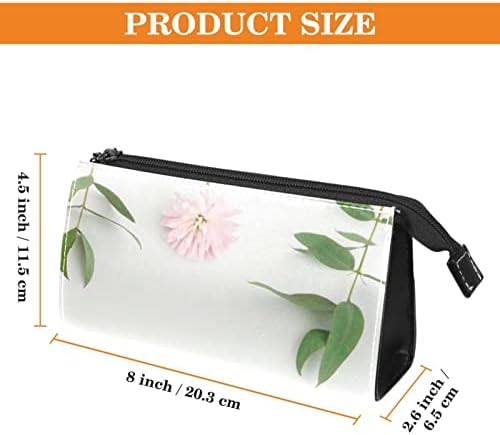 Bolsa de higiene pessoal Kit DOPP pendurado para homens resistentes a água para viajar, folhas de flores florais