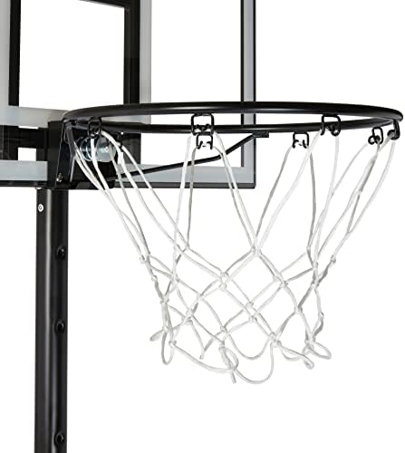 NET1 Ataque Youth Portable Basketball System, branco