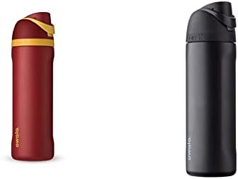 Owala Harry Potter FreeSip Isolled Stainless Stone Water Bottle, 24 onças, Grifinória e FreeSip